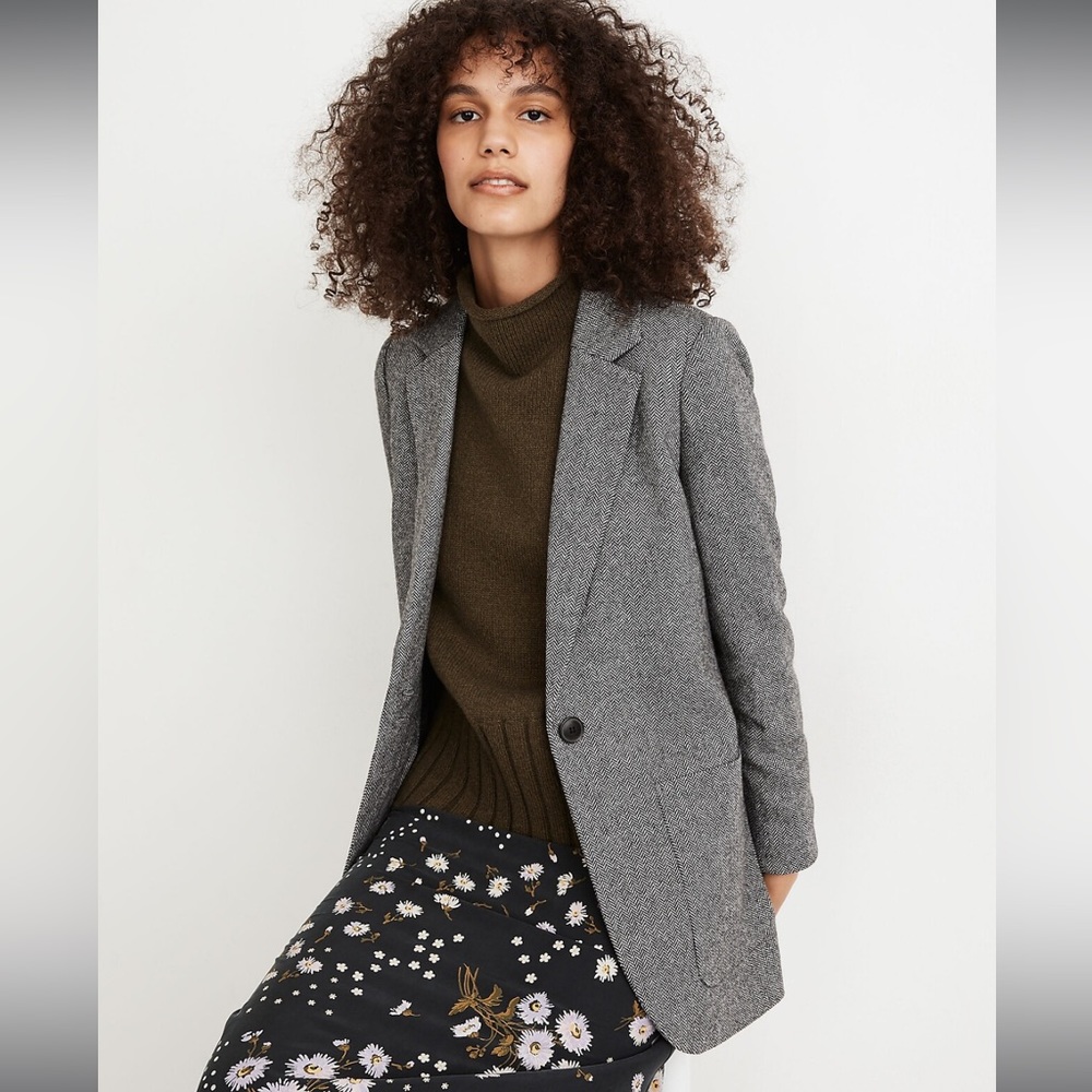Madewell Oversized Larsen Blazer Wool